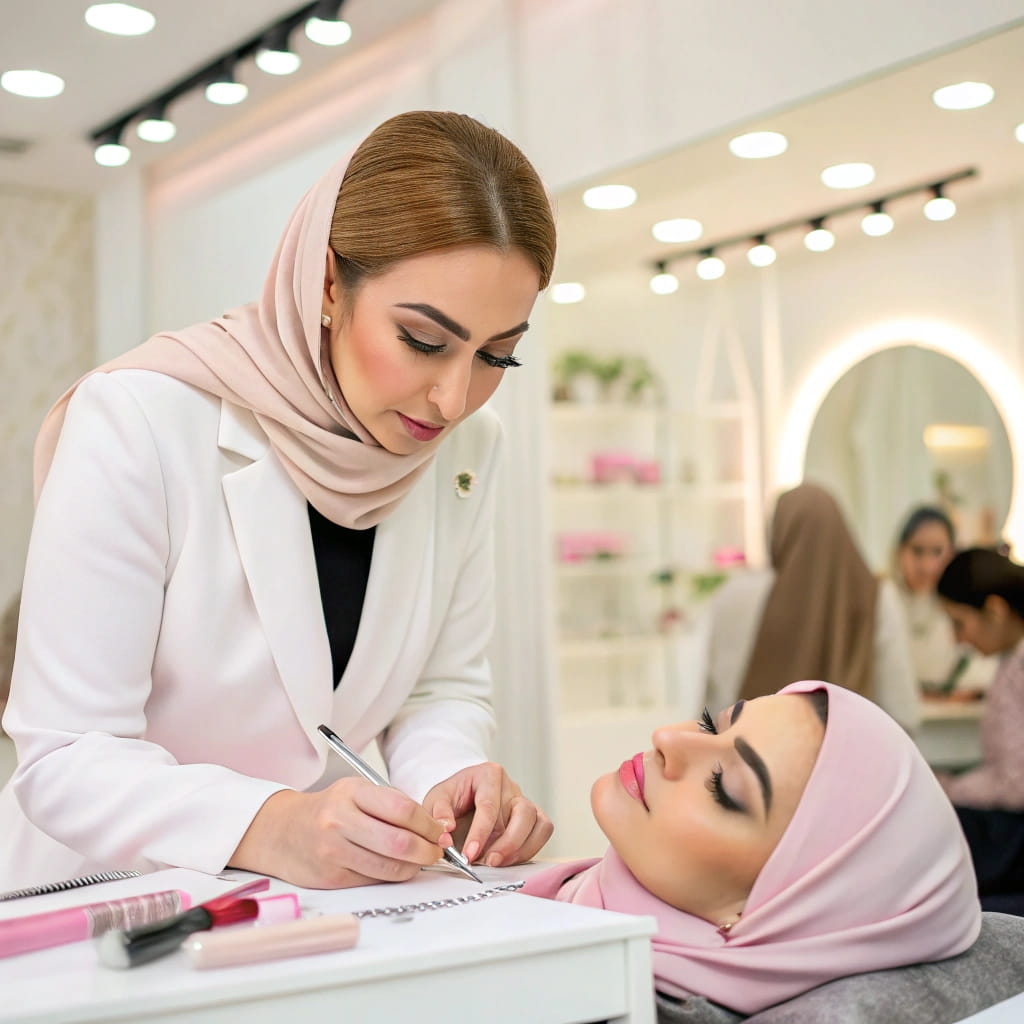 سارا قدری آموزش کاشت مژه از صفر تا صد در مشهد رضاشهر
