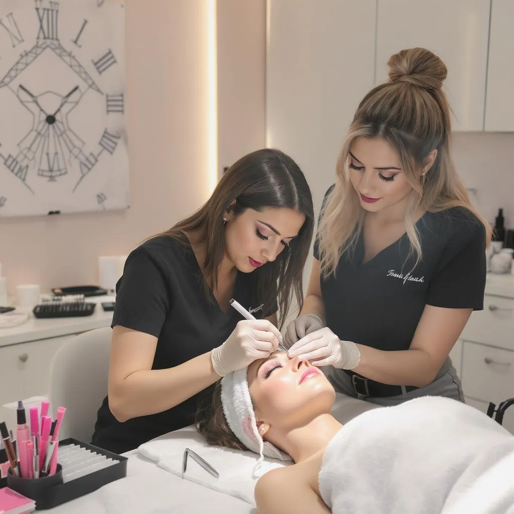 سارا قدری آموزشگاه کاشت و اکستنشن مژه در مشهد دریادل