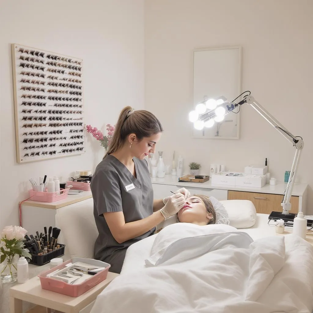 سارا قدری آموزشگاه کاشت و اکستنشن مژه در مشهد گلشهر