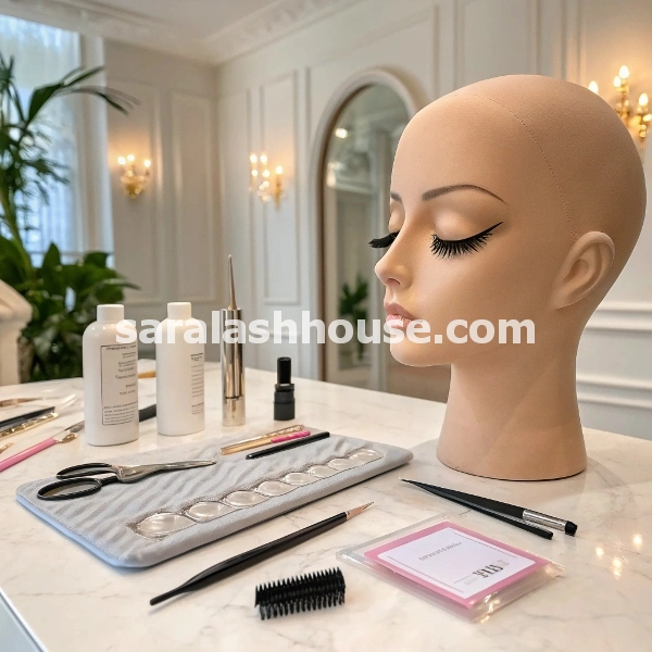 سارا قدری خدمات آموزش اکستنشن مژه در مشهد طبرسی