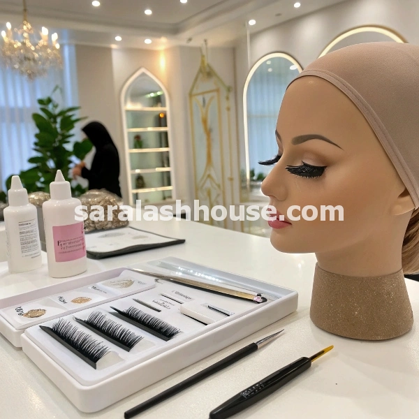 سارا قدری خدمات آموزش اکستنشن مژه در مشهد هاشمیه