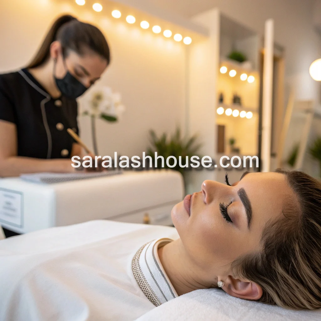 عکس سارا قدری خدمات آموزش کاشت و اکستنشن مژه با مدرک فنی حرفه ای در مشهد آزادشهر
